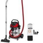 Einhell aspirateur eaux et poussi�res tc - vc 2580 sacl (1100w cuve 25 l classe l filtre hepa) avec sac ...
