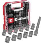 Einhell set 12 douilles � chocs (tailles 10 - 21 mm rallonge 125 mm compatible avec les cl�s 1 / 2)