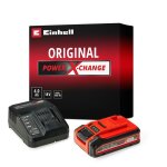 Einhell starter kit 40 ah plus pxc (1 batterie 18 v 4 ah plus 1 chargeur 3 a temps de charge 75 min)