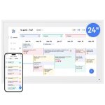Ekasn tablette tactile 24  calendrier intelligent cadre photo numrique organisateur de tches et cran ...
