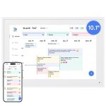 Ekasn cadre photo num�rique 101 calendrier num�rique familial plans simplifi�s - photo&vid�o multi - ...