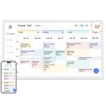 Ekasn 32 cadre photo numrique calendrier intelligent fhd 1920 * 1080p famille planning agenda - liste ...