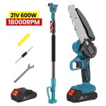 lagueuse lectrique sans fil avec poteau tlescopique 600 w 18000 rpm mini trononneuse 21 v outil dlagage ...