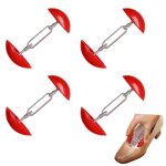 Elargisseurs chaussure - 4 pi�ces rouges r�glables - convient pour chaussures cuir talons hauts �tiquette ...