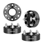 largisseur de voie 4pcs paisseur 51 mm - vevor - entretoises de roue 6 boulons - compatible avec chevrolet, ...