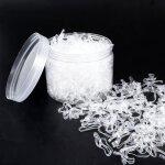 �lastiques cheveux - ulisem - lot de 1500 - transparente - souples - antid�rapants