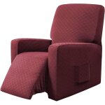 Elastique housse de fauteuil housse de fauteuil  oreilles tissu doux polyester protecteur pour chaise ...