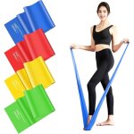 Elastique musculation 2m [lot de 4] �lastique musculation 4 niveaux bande elastique musculation pour ...
