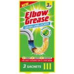 Elbow grease d�boucheur de drains 3x25g - poudre efficace contre cheveux et graisse - tous types de canalisati ...