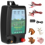 lectrificateur de clture porte de 10 km 15  2 j - lectrificateur de clture pour btail et animaux ...