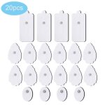 lectrodes ems / tens - 20 pices - taille varie - accessoires lectrostimulateur