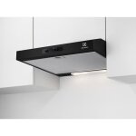 Electrolux hotte visière casquette aspirante noire largeur 60cm débit dair 272m3 / h Electrolux hotte visière casquette aspirante noire largeur 60cm débit dair 272m3 / h