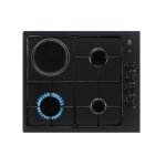 Electrolux table de cuisson mixte 4 feux noir - egl62821ob