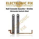 Electronicfix rail oled console droite & gauche capteur de remplacement pour console nintendo switch ...