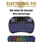 Electronicfix télécommande rii mini clavier i8 rétroéclairage azerty touchpad smart tv pc Electronicfix télécommande rii mini clavier i8 rétroéclairage azerty touchpad smart tv pc