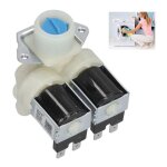 lectrovanne dadmission deau - double tte pour machine  laver ac220v