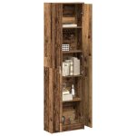 Elgant armoire de couloir / chambre armoire - vieux bois - 55x25x189 cm - bois dingnierie &9704070