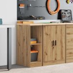 Elgant meuble de bricolage / armoire de rangement de garage - chne artisanal - bois de pin &2919254 ...