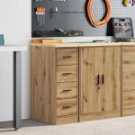 El�gant meuble de bricolage / armoire de rangement de garage - ch�ne artisanal - bois de pin &6651792 ...