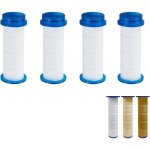 �l�ment filtrant de douche - 4 pi�ces - haute pression - adoucisseur deau - d�tartrant - filtre � eau ...
