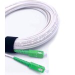 Elfcam� - 25m c�ble fibre optique compatible avec orange sfr bouygues simplex monomode sc - apc vers ...