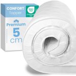 Eloneo surmatelas 90x190 cm 6 cm mousse � m�moire de forme respirante ? confort optimal pour lits simples ...