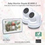 Elro bc4000 - 2 babyfoon royale met 2 full hd cameras