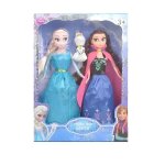 Poup�es - resteq - elsa et anna - 28 cm - figurine olaf incluse - cadeau id�al