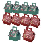 A emballage de nol 10pcs bote demballage de chocolat bote  biscuits et bonbons en pain dpices de ...