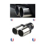 Embout echappement double 63 cm pour bmw peugeot renault citro�n mercedes audi embout droit