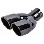 Embout echappement76mm diamètre tuyau déchappement de voiture double embout déchappement sortie en acier ... Embout echappement76mm diamètre tuyau déchappement de voiture double embout déchappement sortie en acier ...