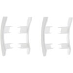 Embout guidage volet roulant - pvc blanc - 4 pièces - lame 42 x 8 mm - droit et gauche Embout guidage volet roulant - pvc blanc - 4 pièces - lame 42 x 8 mm - droit et gauche