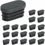 Embouts plastique pour pieds de meubles embouts ovale 20pcs pour chaises et trampolines