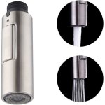 Embout robinet cuisine de rechange douchettette de robinet amovible universelle g1 / 2 acier inoxydable ...
