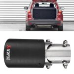 Embout de tuyau dchappement - xin - fibre de carbone - 63 - 89mm - rsistance  la corrosion