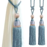 Embrasses de rideaux tressées à la main une paire de glands accessoires décoratifs pour fenêtre de maison ... Embrasses de rideaux tressées à la main une paire de glands accessoires décoratifs pour fenêtre de maison ...