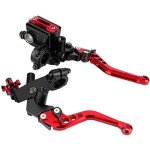 Embrayage de frein moto universel maître cylindre réservoir leviers rouge - fut Embrayage de frein moto universel maître cylindre réservoir leviers rouge - fut