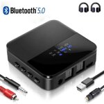 Emetteur et recepteur bluetooth 5. 0 bluetooth adaptateur audio transmetteur optique digital et adaptateur ...