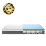 Emma - matelas hybride 140x190 cm - mmoire de forme + ressorts - meilleur choix emma - dos apais - ...