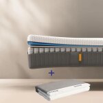 Emma matelas original ii 140x190 + protge - matelas ressorts + mousse  mmoire de forme soutien respirabilit ...