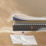 Emma pack matelas emma original + 200x200 + 2 oreillers emma original confort m�moire de forme + ressorts ...