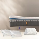 Emma pack matelas original ii plus 140x190 + oreiller nuage + couette légère ressorts + mémoire de forme ... Emma pack matelas original ii plus 140x190 + oreiller nuage + couette légère ressorts + mémoire de forme ...