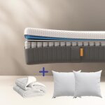 Emma pack matelas original ii 160x200 + couette + oreillers nuage essentiel ressorts + mousse à mémoire ... Emma pack matelas original ii 160x200 + couette + oreillers nuage essentiel ressorts + mousse à mémoire ...