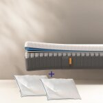 Emma pack matelas emma original lite + 160x200 + 2 oreillers emma original confort ressorts + m�moire ...