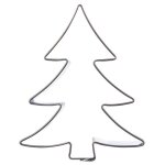 Emporte - pice en acier inoxydable - orion - sapin - 67 cm