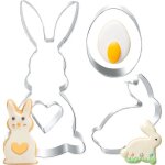 Emporte - pi�ces - winwild - p�ques - acier inoxydable - 3 formes - bords arrondis