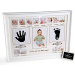 Empreintes bb, kit empreinte bebe, cadre empreinte bb de main et de pied, cadre photo bb encre ...