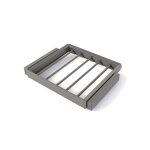 Emuca 7133752 kit de porte pantalon � 7tringles et rack ajustable quartz pour armoires glissi�res extension ...