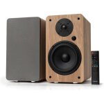 Vulkkano a6 arc ? enceintes amplifi�es 65 bluetooth 5. 0 hdmi arc optique rca usb marron