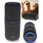 Enceinte bluetooth amplifie sono mobile 40w type jbl led rgb - tws aux 3. 5mm - etanche sur batterie ...